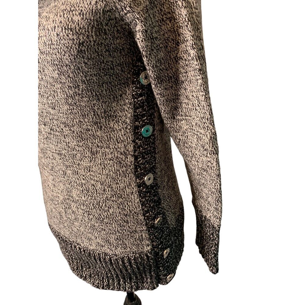 White House Black‎ Market Sweater Medium Wool Blend Pullover Metallic Cowl Neck - Picture 2 of 12